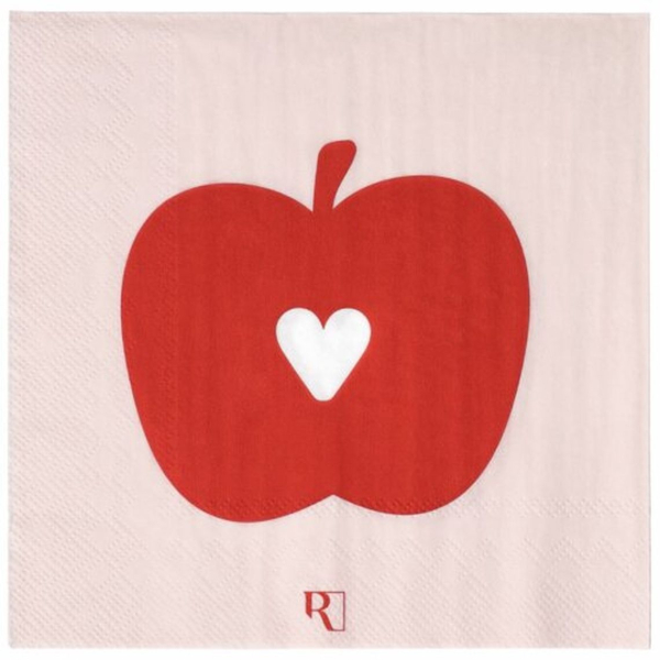 räder Lunchservietten „Liebe auf den ersten Biss“ – Romantische Papierservietten (20 Stück)