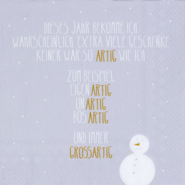 Servietten "Artig" von Räder