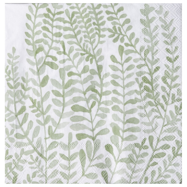 Napkins "Tendrils" green by Räder