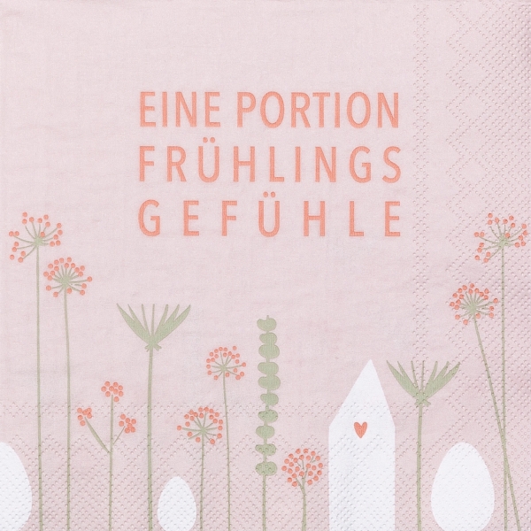Napkins "A portion of spring fever" by Räder