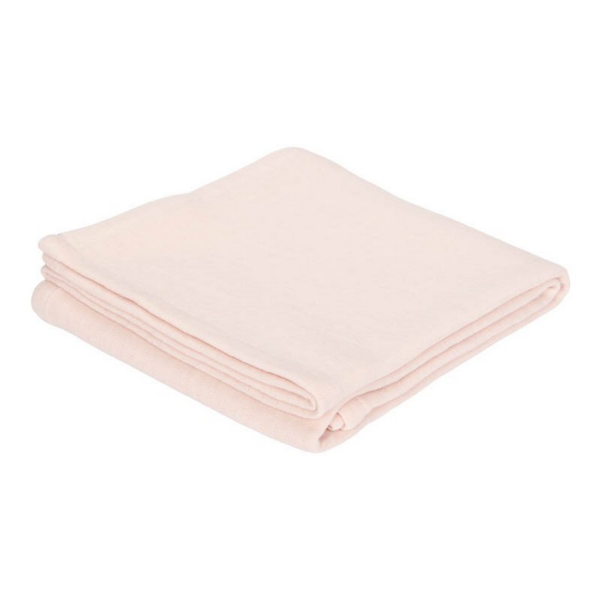 Muslin Cloth "Pure Soft Pink" by Little Dutch