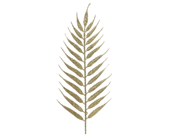 Dekozweig Farn Gold