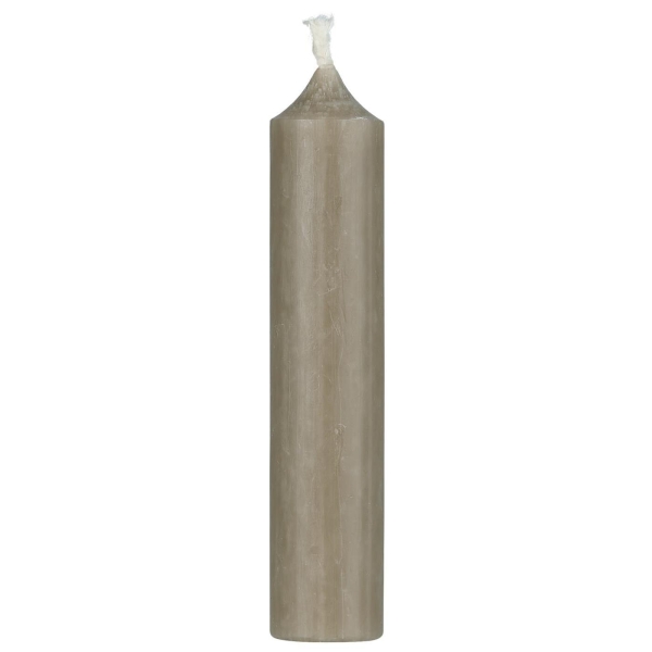 Stick candle linen grey