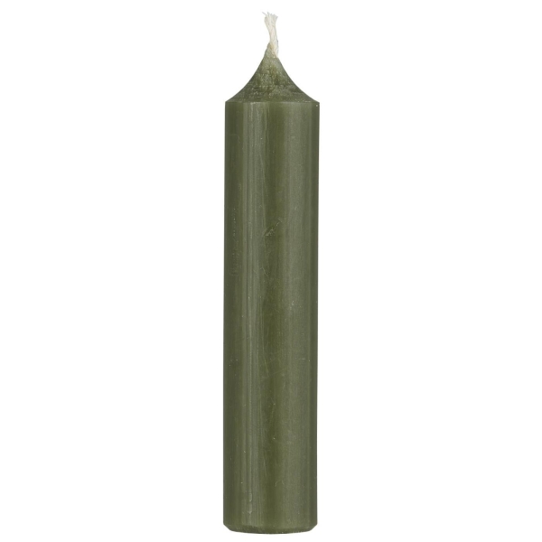 Stick candle forest green