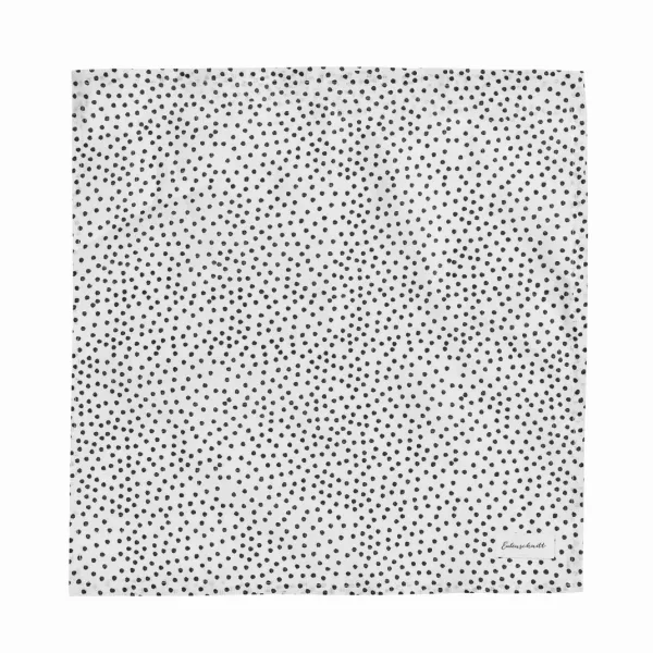 Leinen-Servietten Punkte – Weiß (4er Set)
