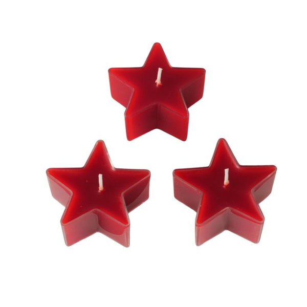 Teelichter in Sternform, Set