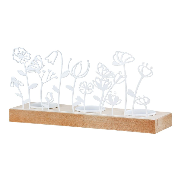 Tealight holder "Flower meadow"
