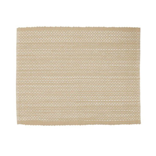 Baumwoll-Tischset Beige – Elegante Tischunterlage in natürlicher Struktur 35x45 cm