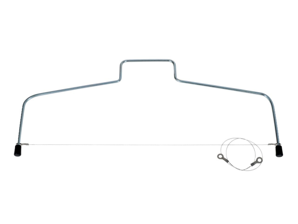 Cake-Masters Tortenschneider mit doppeltem Schneidedraht – Höhenverstellbare Tortensäge aus Edelstahl für gleichmäßige Biskuitböden bis 36 cm Durchmesser (GREENLINE)