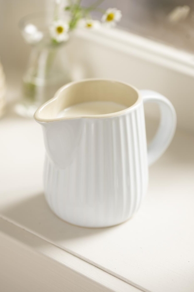 Milk Jug Mynte Pure White