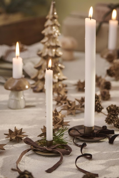 Stick candle long "white" by Ib Laursen