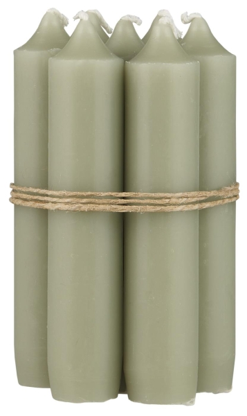 Stick candle dusty green