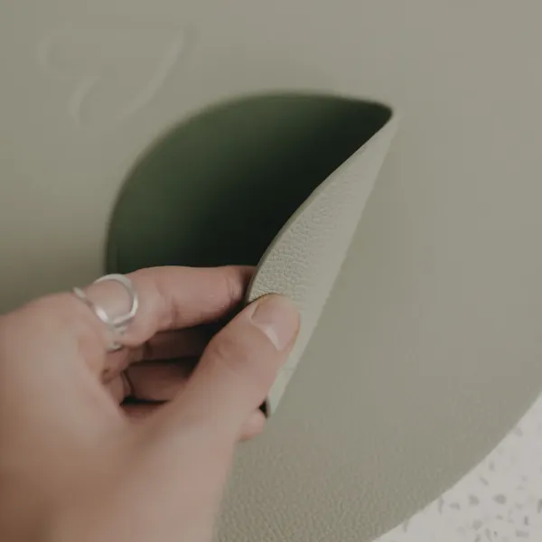 Wendbare Untersetzer Herz – Grün (2er Set)