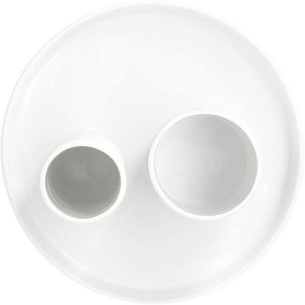 "Glücksmoment" Vase – Elegant Porcelain Ensemble in White H: 16.4 cm