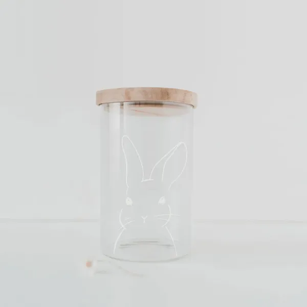 Eulenschnitt Vorratsglas Hasi 19 cm
