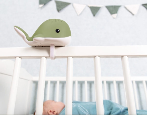 Night light/projector "Wally" the whale green