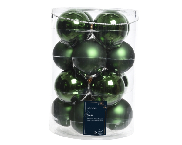 Christbaumkugel, Weihnachtskugel Set grün