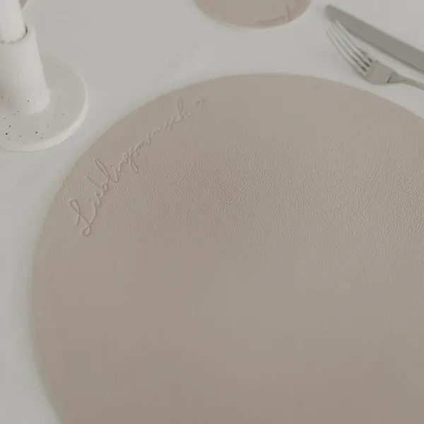 Eulenschnitt Wendbares Platzset "Lieblingsmensch"