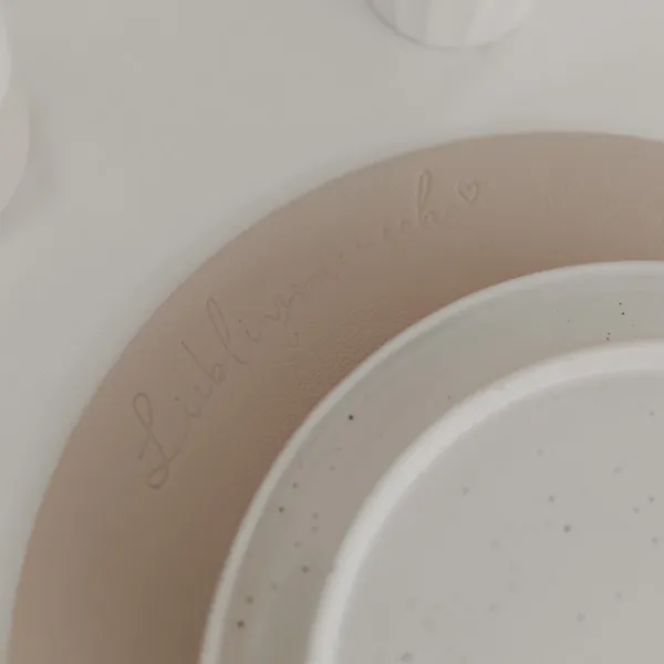 Eulenschnitt Wendbares Platzset "Lieblingsmensch"