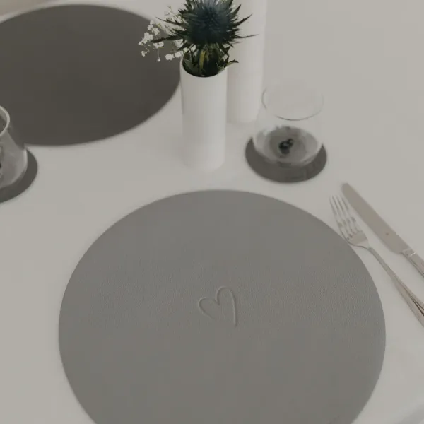 Eulenschnitt Wendbares Platzset "Wie schön dass du da bist"