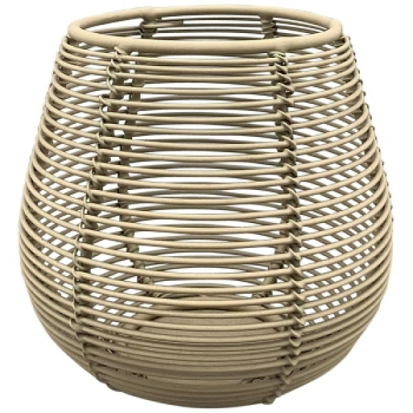 Dazz Lantern Cream – Modern Metal Wire Tealight Holder in 2 Sizes (9 cm & 12 cm)