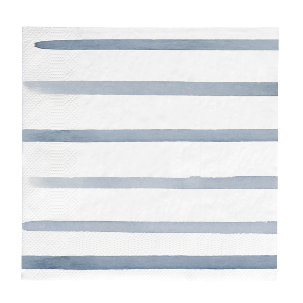 Servietten "Stripes Summer Blue" von Bastion Collections