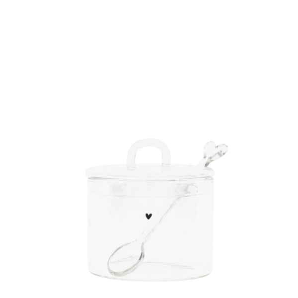 Zuckerdose aus Glas von Bastion Collections