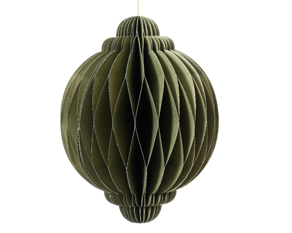 Faltstern, Zwiebel grün 15cm