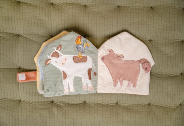 Fabric book with activities Little Farm by Little Dutch