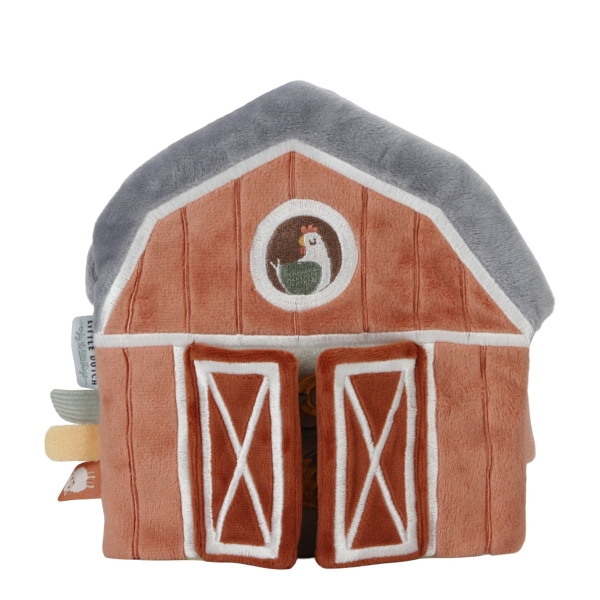 Fabric book with activities Little Farm by Little Dutch