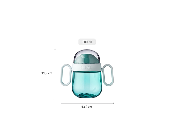 Anti-drip tumbler "Turquoise"