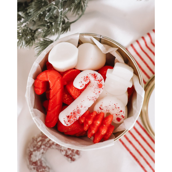 Wax Melts, Duftwachs "Candy Cane Marshmallow"