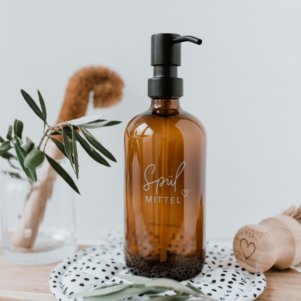 Soap dispenser "Dishwashing liquid" by Eulenschnitt