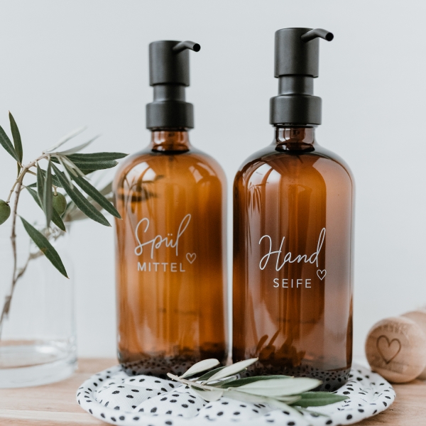 Soap dispenser "Dishwashing liquid" by Eulenschnitt