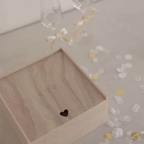 Erinnerungsbox "Herz" von Eulenschnitt