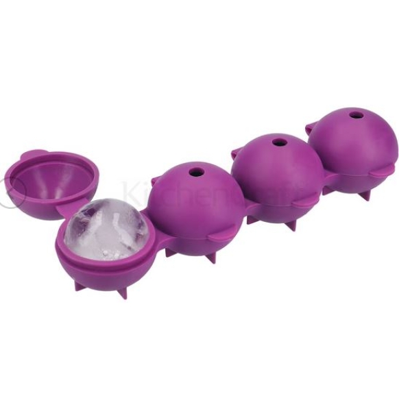 Ice cube tray "Ice balls" purple