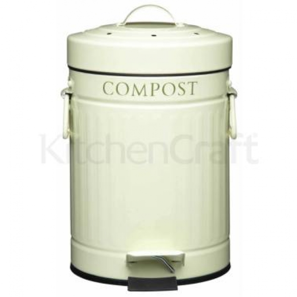 Bio-waste bin with carbon filter