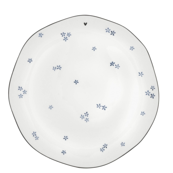 Breakfast Teller "Blue Daisies" von Bastion Collections