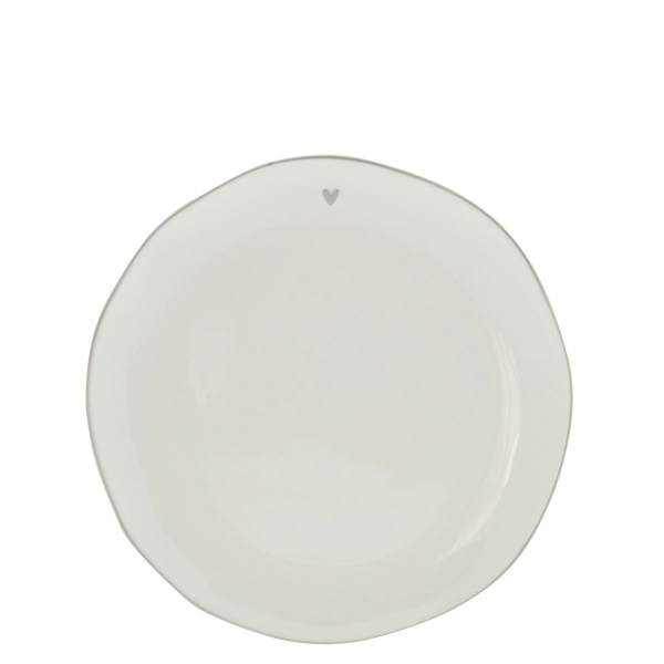 Dessert Plate with Heart by Bastion Collections