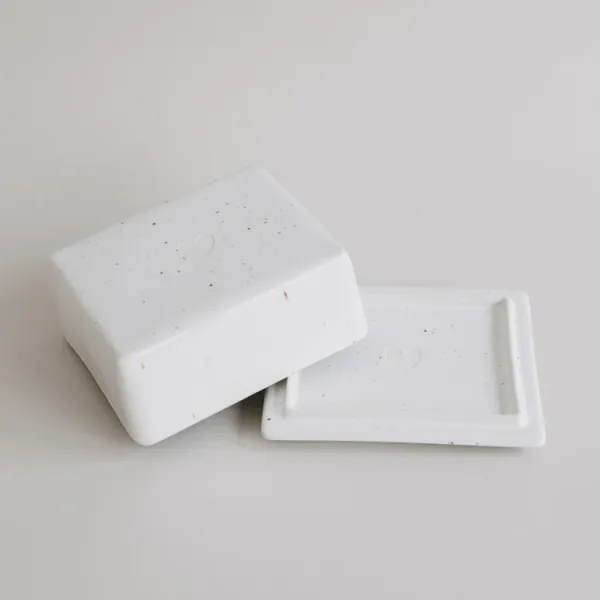 Eulenschnitt Heart Butter Dish – Fine Porcelain Butter Holder with Embossing
