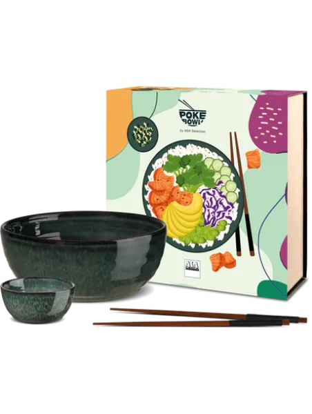 Poké Bowl Set „Ocean“ (3-teilig) von ASA Selection