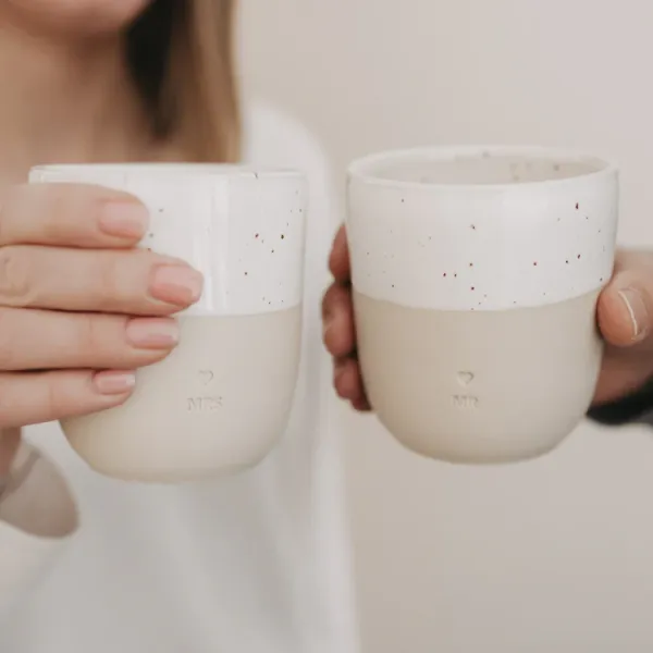 Eulenschnitt Becher Mr. – Hochzeitsgeschenk