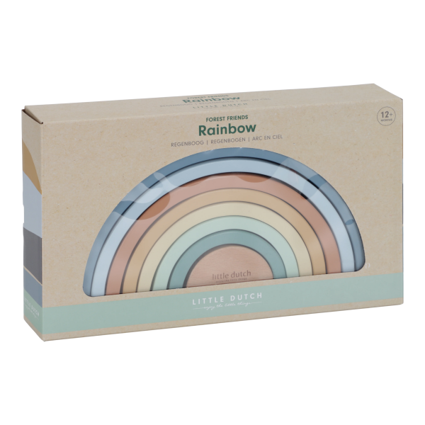 Stacking rainbow "Forest Friends"