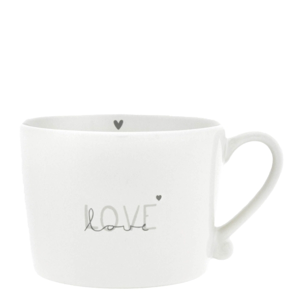 Cup Mug "Double love grey" by Bastion Collection