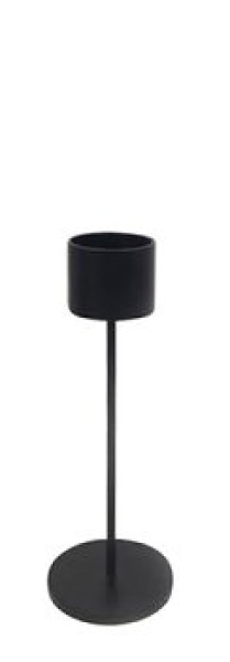 Kerzenhalter "Veno" in schwarz