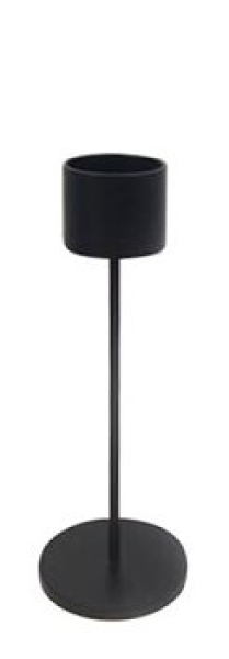 Kerzenhalter "Veno" in schwarz