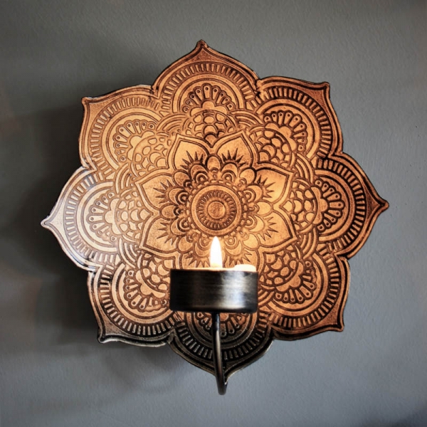 Wall Candle Holder by Majas Cottage