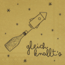 Cocktail-Servietten "Gleich knallt's" von Räder