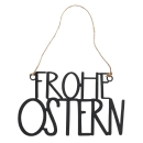 Schild "Frohe Ostern"