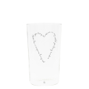Großes Trinkglas, Tumbler Heart Sunshine von Bastion Collections